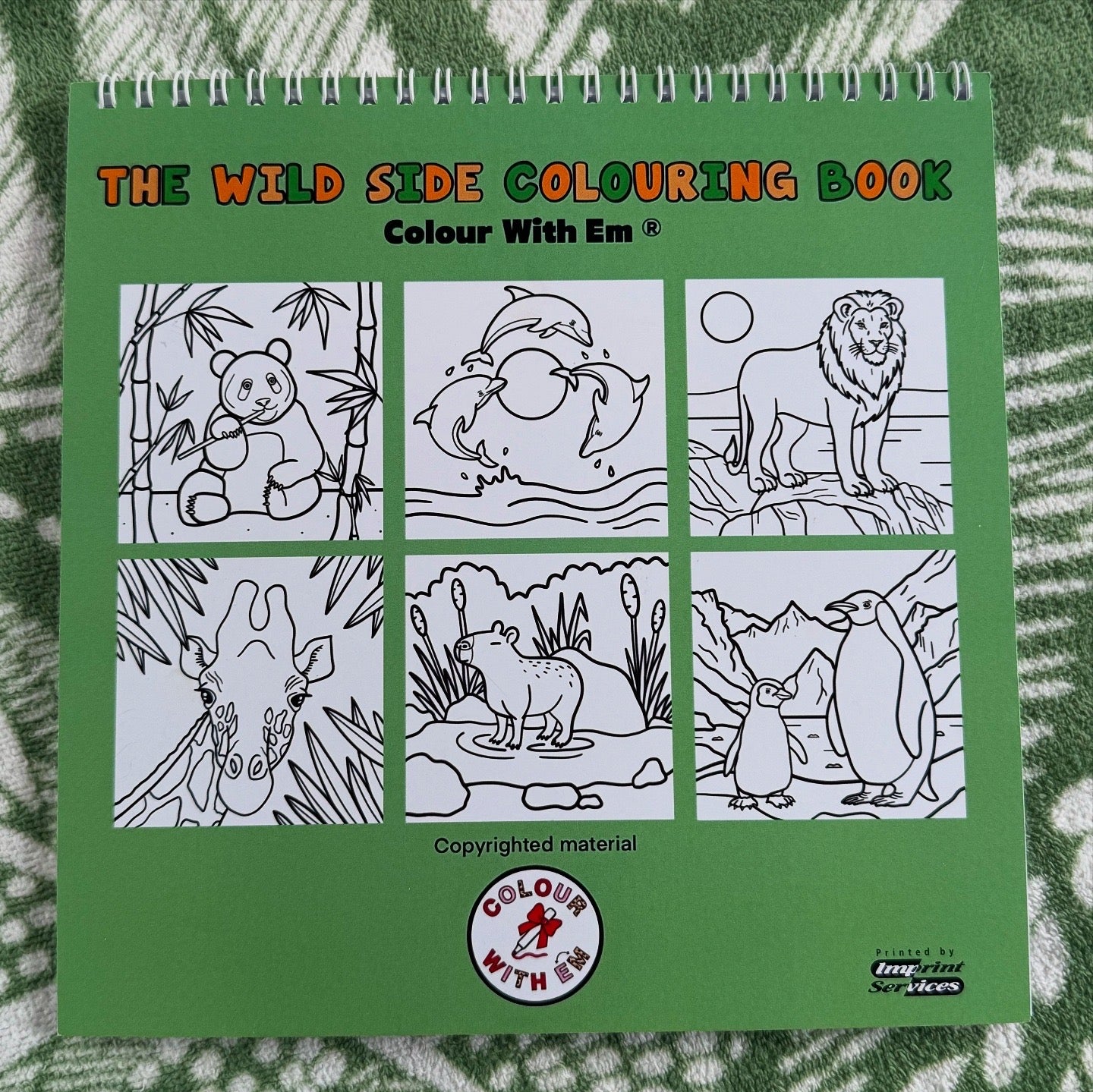 The Wild Side Colouring Book – Cute, Quirky & Wild Designs for Animal Lovers