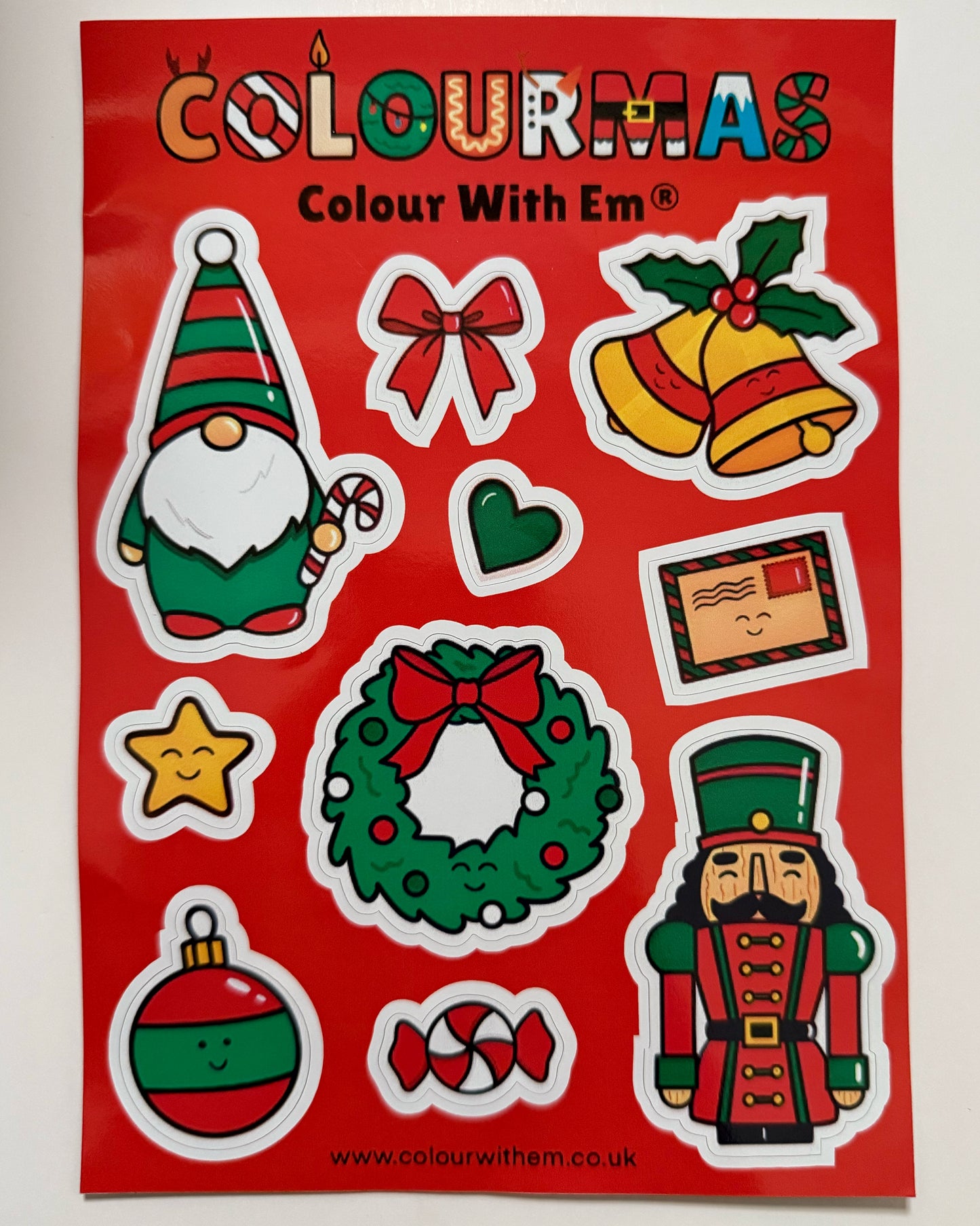 Colourmas Sticker Sheet
