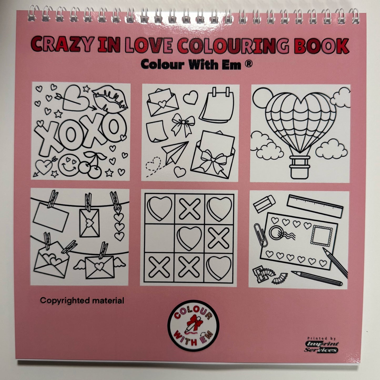 Crazy in Love Colouring Book – A Joyful & Heart Filled Creative Escape