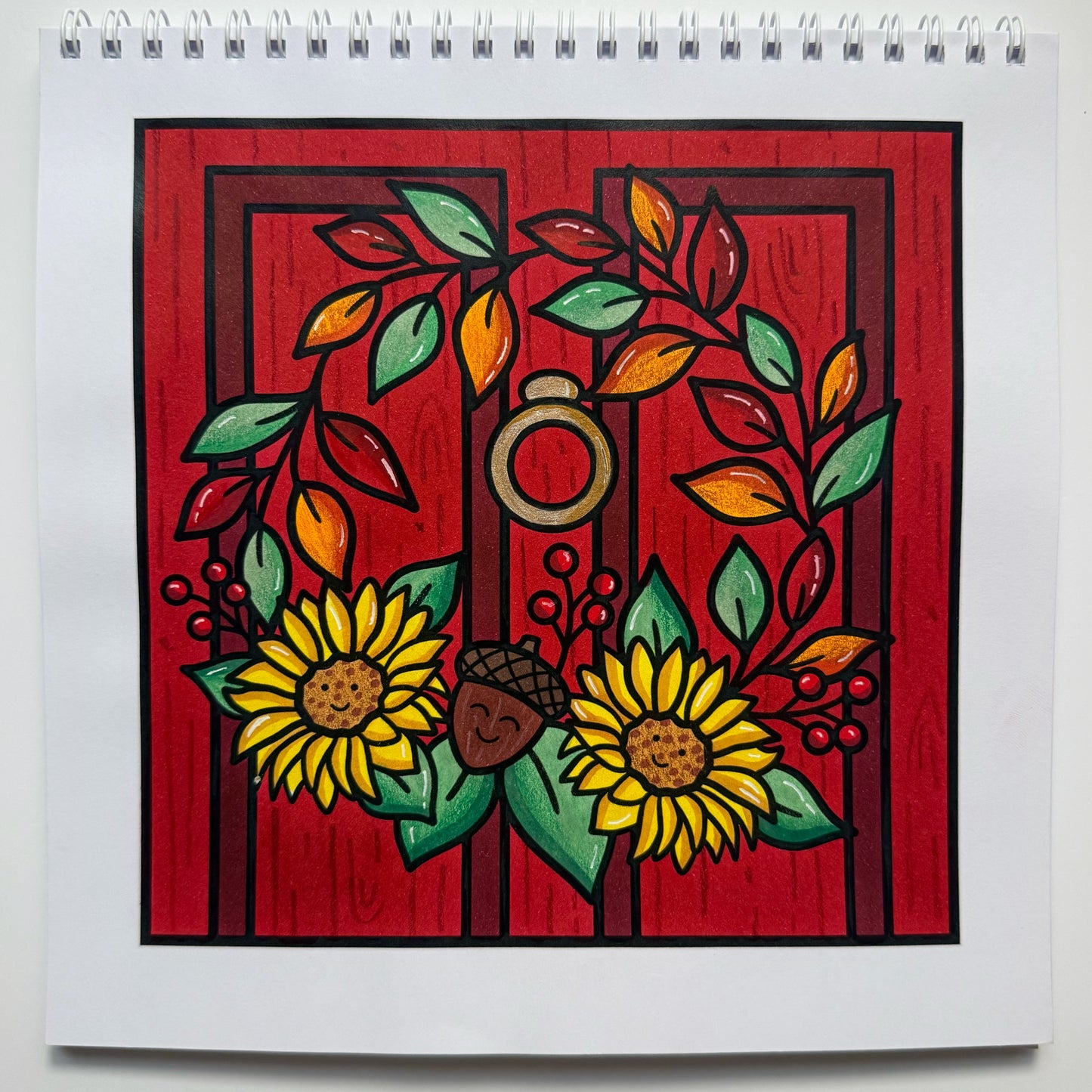 Autumn Days Colouring Book