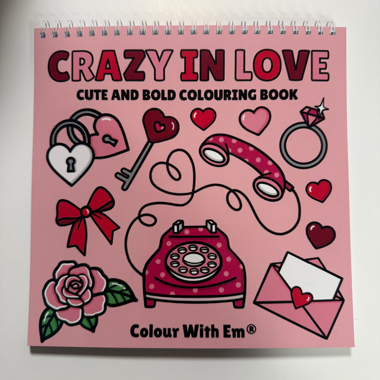 Crazy in Love Colouring Book – A Joyful & Heart Filled Creative Escape