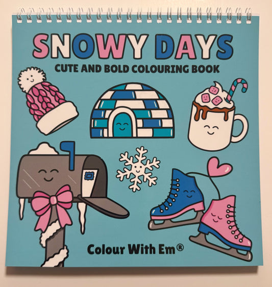 Snowy Days Colouring Book – A Fun & Festive Creative Escape