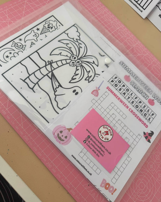 Summerween Colouring Activity Pack