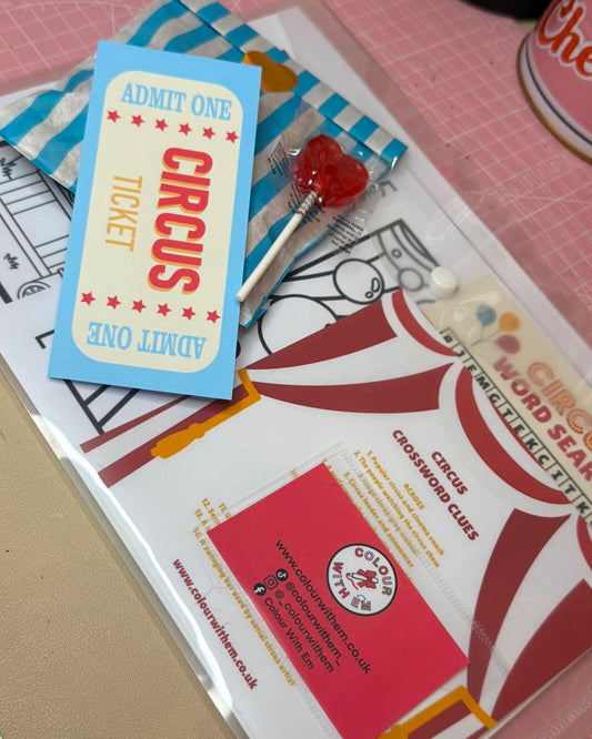 The Ultimate Circus Colouring Activity Pack
