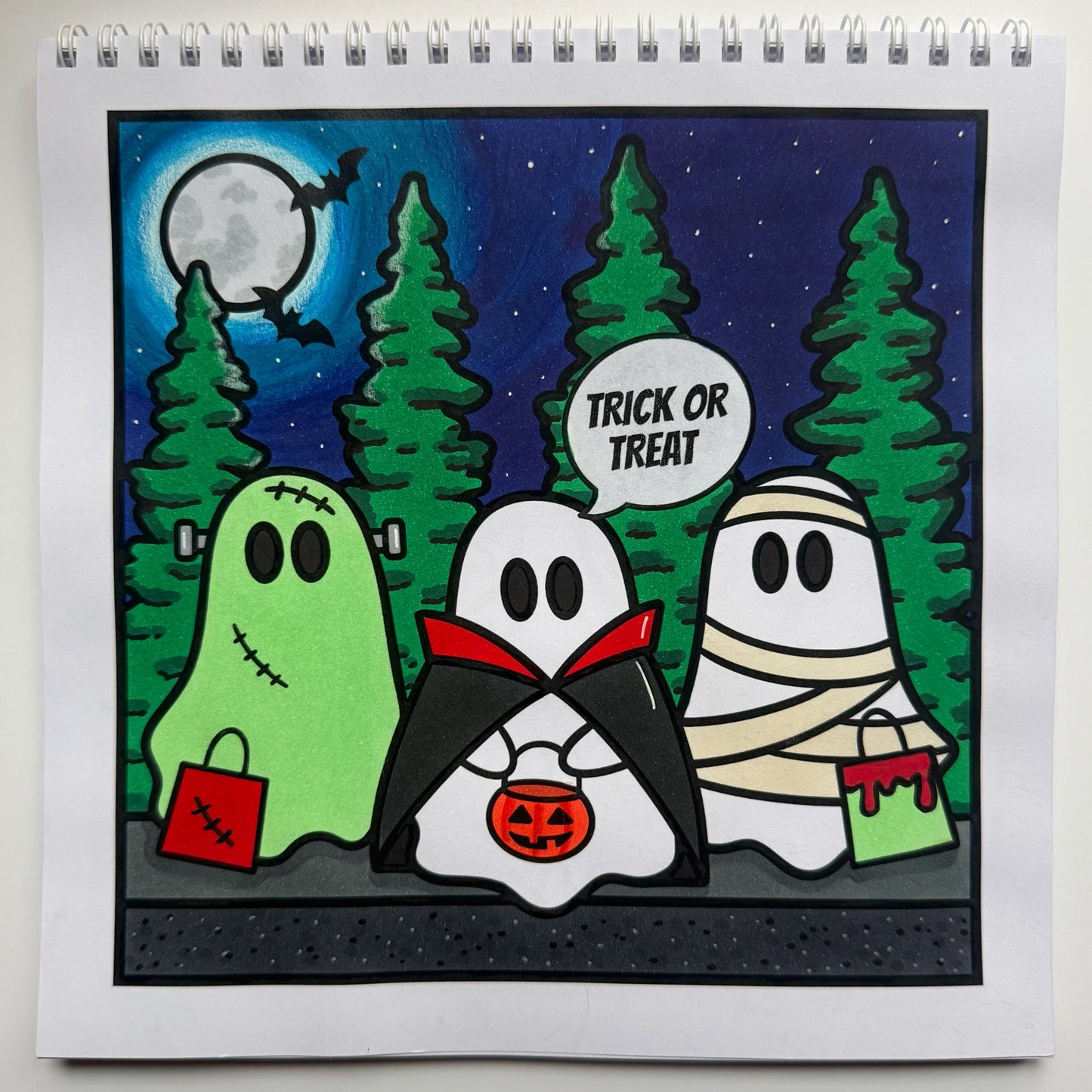 All Things Boo-tiful - Cute & Bold Colouring Book