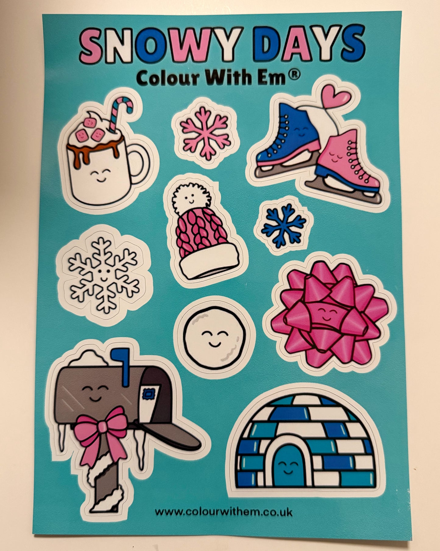 Snowy Days Sticker Sheet
