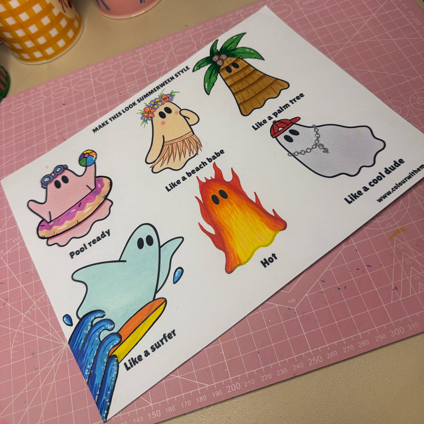 Summerween Colouring Activity Pack