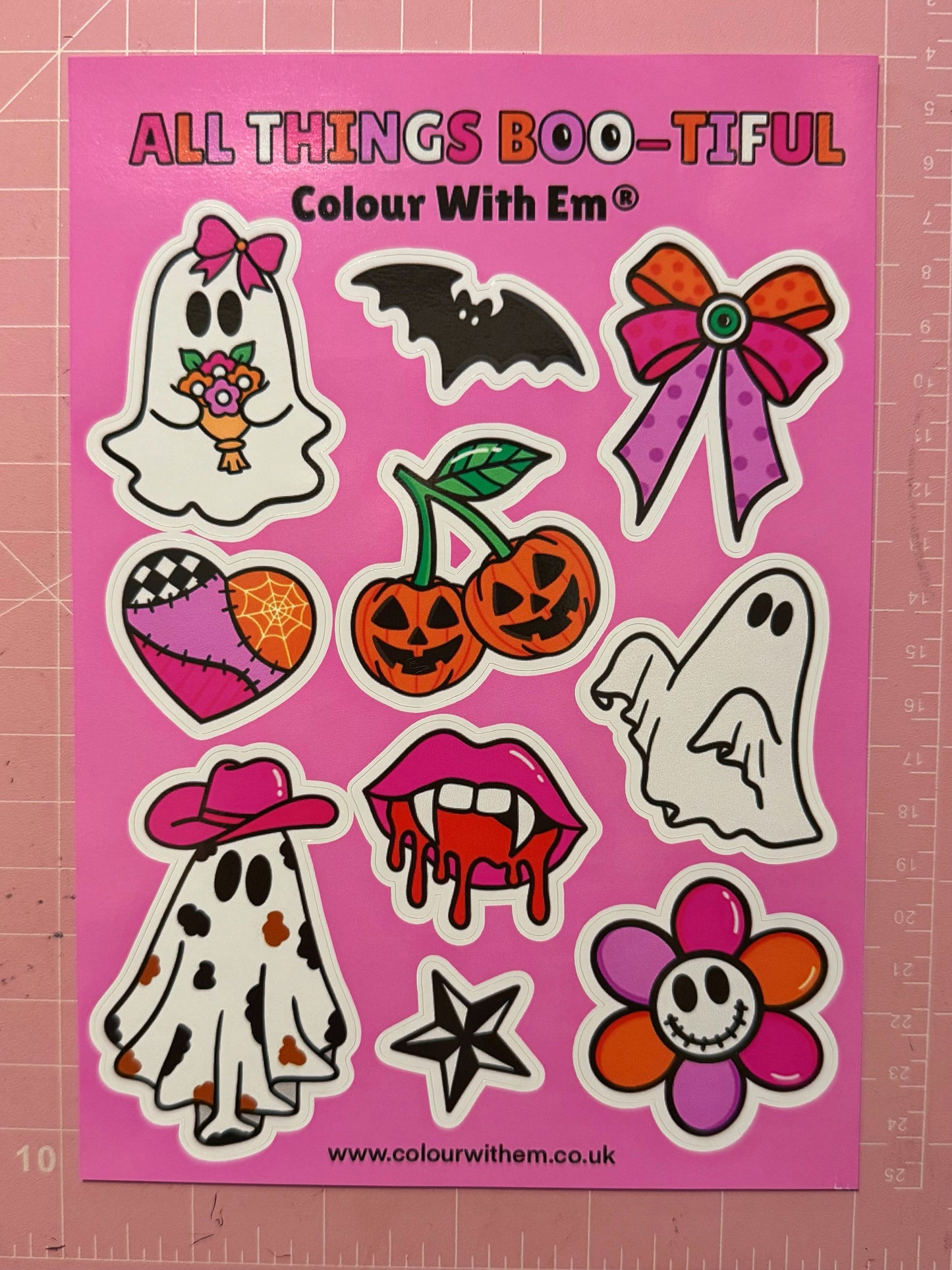 All Things Boo-tiful Halloween Sticker Sheet