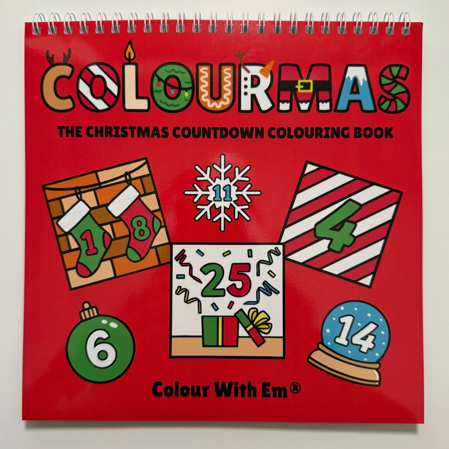 Colourmas The Christmas Countdown Colouring Book